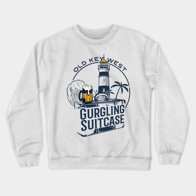 Gurgling Suitcase Old Key West Orlando Resort Crewneck Sweatshirt by Joaddo